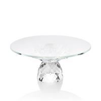 Alzata in cristallo 30X30X14 CM, Ottaviani, cod 800401