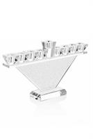 Candeliere a 9 fiamme in cristallo con strass, codice 800292
