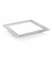 Centrotavola quadrato con cristalli, Ottaviani Home, codice 800239
