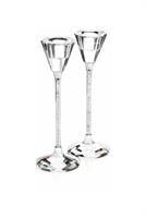 Coppia di candelieri con strass collezione Cleo, in cristallo, codice 80871