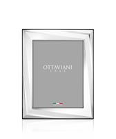 Portafoto Luce in metallo argentato, foto ritratto 13x18, Ottaviani Home, codice 255019AM