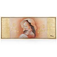 Quadro MATERNITA'TRA LE ROSE DORATE CM60X150, Ottaviani, cod 27452