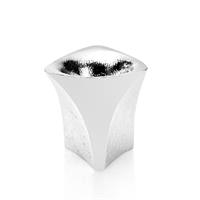 Vaso AYUM CON ARGENTO E BIANCO MAT H 20 CM, Ottaviani, cod 23774W