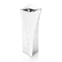 Vaso AYUM CON ARGENTO E BIANCO MAT H 31,5 CM, Ottaviani, cod 23773W