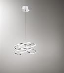 Lampada a sospensione in metallo cromo lucido NEST 6396-CL-LC