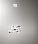 Lampada a sospensione in metallo cromo lucido NEST 6396-CL-LN