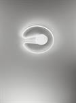 Plafoniera in alluminio verniciato bianco HUG 6627-B-LC