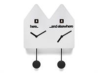 Orologio a cucù Double Q 1815B Bianco