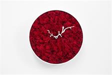 Orologio da parete Mossy 2545R Bianco e Rosso