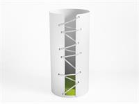 Portaombrelli Nodo Savoia 2440BV Bianco e spugna verde