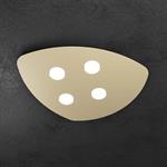 APPLIQUE/PLAFONIERA A 4 LUCI SHAPE 1143/4-SA SABBIA