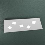 APPLIQUE/PLAFONIERA A 5 LUCI NOTE 1140/5-GR GRIGIO