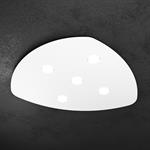 APPLIQUE/PLAFONIERA A 5 LUCI SHAPE 1143/5-BI BIANCO