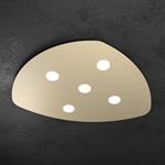 APPLIQUE/PLAFONIERA A 5 LUCI SHAPE 1143/5-SA SABBIA