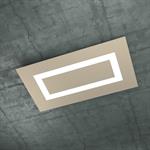 APPLIQUE RETTANGOLARE MEDIO A 4 LUCI CARPET 1137/RM-SA SABBIA