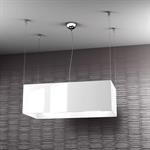 LAMPADA A SOSPENSIONE A 2 LUCI LOFT 1112/S-BI BIANCO