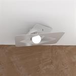 PLAFONIERA A 1 LUCE WACKY 1159/PL60-GR GRIGIO