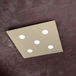 PLAFONIERA A 5 LUCI AREA 1127/PL5-SA SABBIA