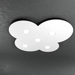 PLAFONIERA A 5 LUCI CLOUD 1128/PL5-BI BIANCO