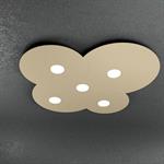 PLAFONIERA A 5 LUCI CLOUD 1128/PL5-SA SABBIA
