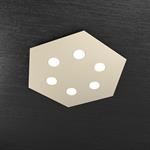 PLAFONIERA A 6 LUCI EXAGON 1142/PG-SA SABBIA