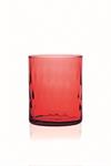Bicchiere Basso 2 pezzi Damasco Rosso V02B01R