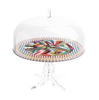 Alzata con campana DECOR, collezione Vesta Home, colore rainbow, codice 04222-D48