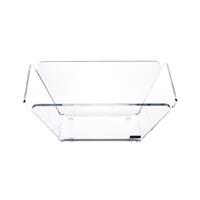 Cestino pane Like Water 21x21, Vesta Home, trasparente 01304-00