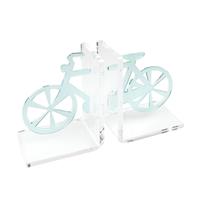 Coppia di reggilibri BICICLETTA celeste, Vesta Home, cod 0432779