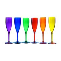 Set di 6 flute PARTY, collezione Vesta Home, multicolore, codice 03778-01