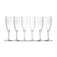 Set di 6 flute PARTY, collezione Vesta Home, trasparente, codice 03778-00