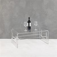 Tavolino basso LINO, collezione Vesta Home, trasparente, codice 04208-00