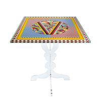 Tavolino quadrato DECOR, collezione Vesta Home, colore rainbow, codice 04230-D48