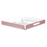 Vassoio quadrato Like Water grande 40x40, Vesta Home, cipria satinato 03508-20S