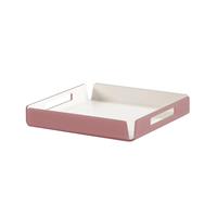 Vassoio quadrato Like Water piccolo 30x30, Vesta Home, cipria satinato 03408-20S