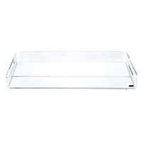 Vassoio rettangolare Like Water grande 45x31, Vesta Home, trasparente 01104-00