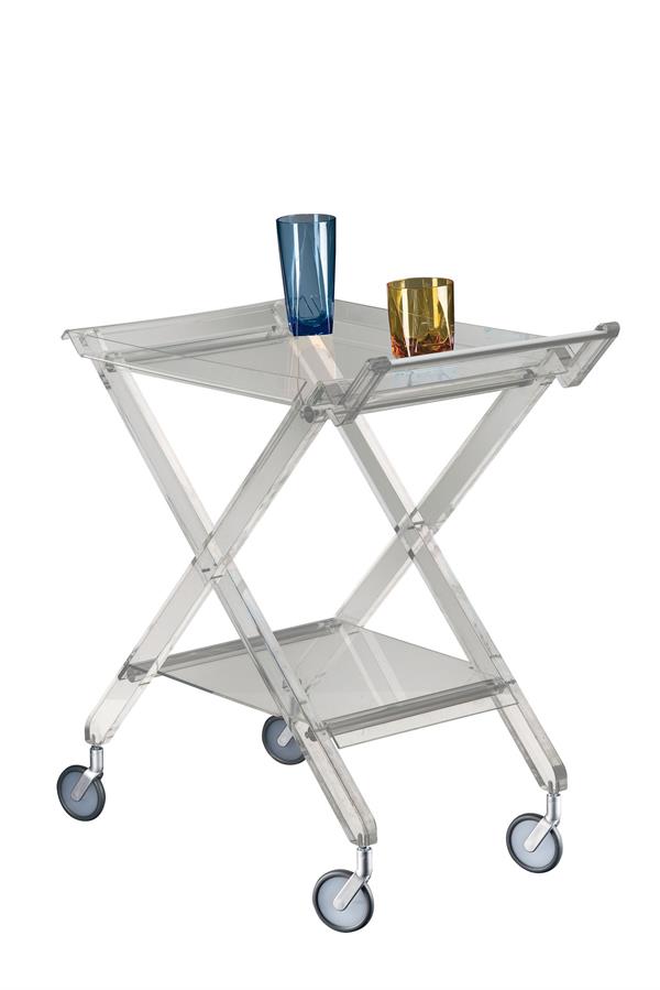 LIKE WATER carrello portavivande, trasparente Cod 0600400