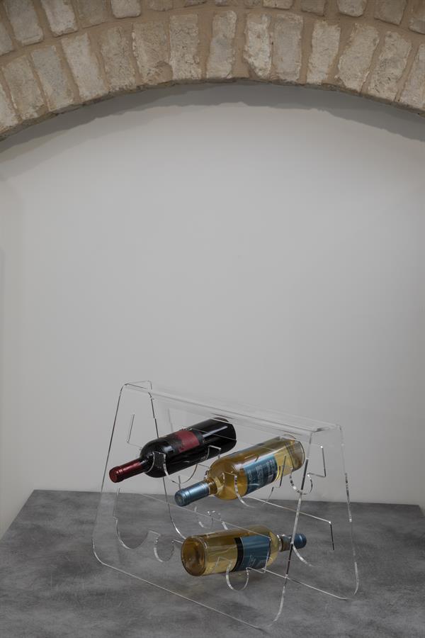 portabottiglie vino da parete in ferro stile industrial cantina cantin –  arte e luce designers