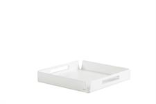 LIKE WATER vassoio grande quadrato, bianco Cod 0350830S