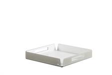 LIKE WATER vassoio grande quadrato, tortora Cod 0350832S