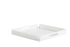LIKE WATER vassoio piccolo quadrato, bianco Cod 0340830s