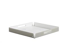 LIKE WATER vassoio piccolo quadrato, tortora Cod 0340832S