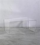 Tavolino rettangolare Crystal, Cod 930200