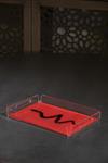 Vassoio big LIKE WATER snake red, Cod 0110406