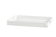 Vassoio LIKE WATER maxi bianco monosatinato, Cod 0100330S